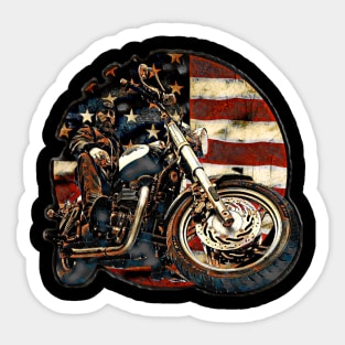 Patriotic Papa Hash Sticker